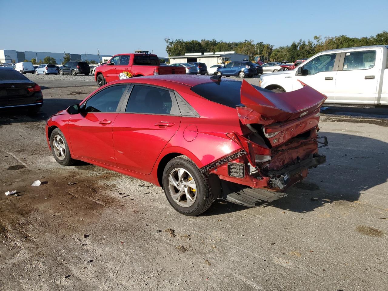 Lot #3301829347 2021 HYUNDAI ELANTRA SE