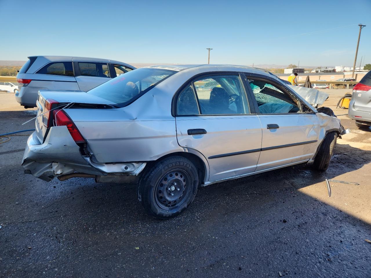 Lot #3305665721 2004 HONDA CIVIC DX V