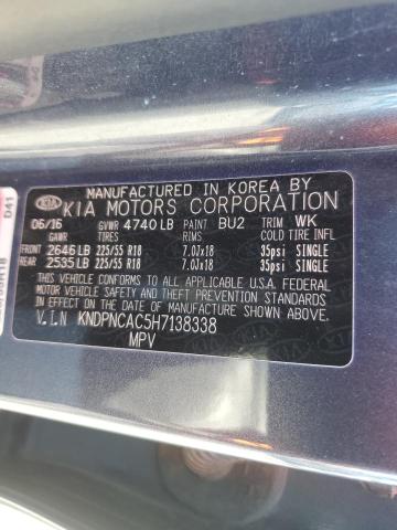 2017 KIA SPORTAGE E #3301847359