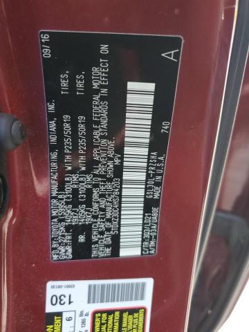 2017 TOYOTA SIENNA SE #3293477434