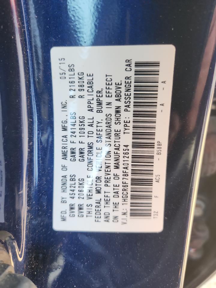 HONDA ACCORD TOURING HYBRID