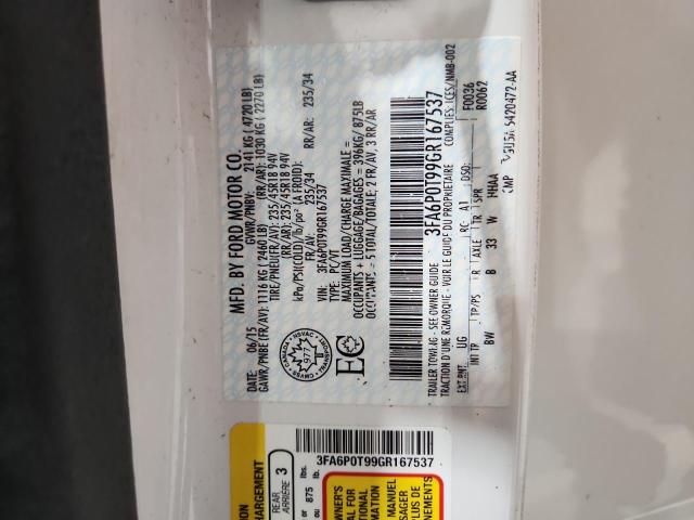 2016 FORD FUSION SE #3302653076