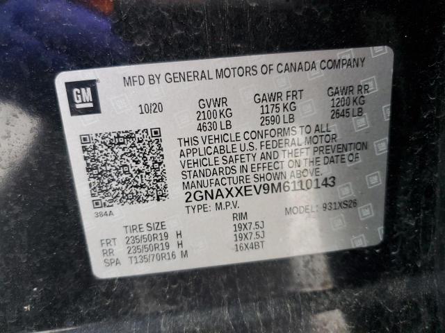 2021 CHEVROLET EQUINOX PR #3297998054