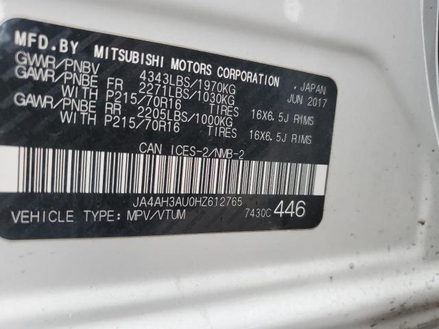 2017 MITSUBISHI RVR SE JA4AH3AU0HZ612765