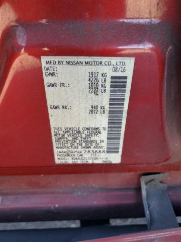 2016 NISSAN ALTIMA 2.5 #3290061261