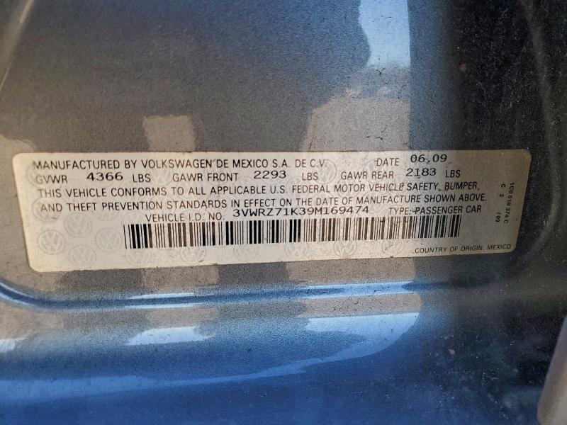 2009 VOLKSWAGEN JETTA SE #3317866919