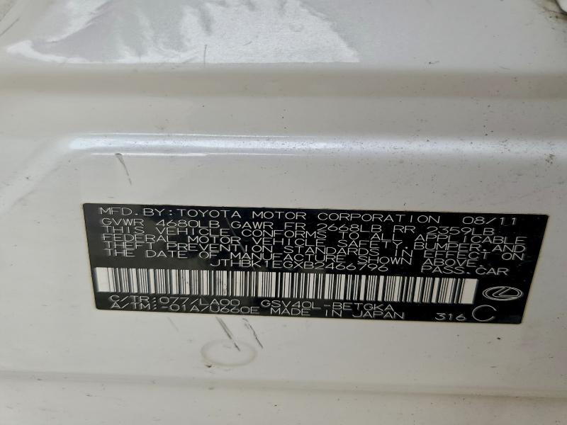 2011 LEXUS ES 350 #3297147554