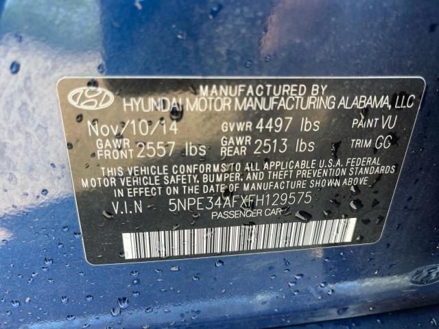 2015 HYUNDAI SONATA SPO #3280276968