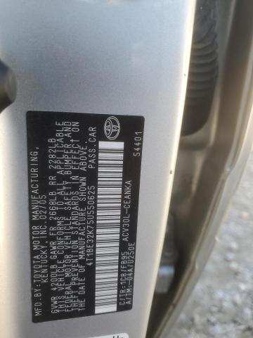 2005 TOYOTA CAMRY LE #3292589868