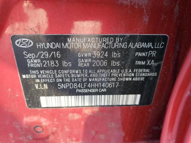 2017 HYUNDAI ELANTRA SE #3302653077