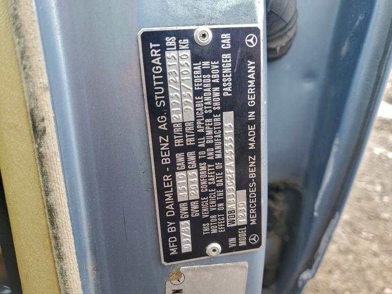 1985 MERCEDES-BENZ 300 DT #3302911071