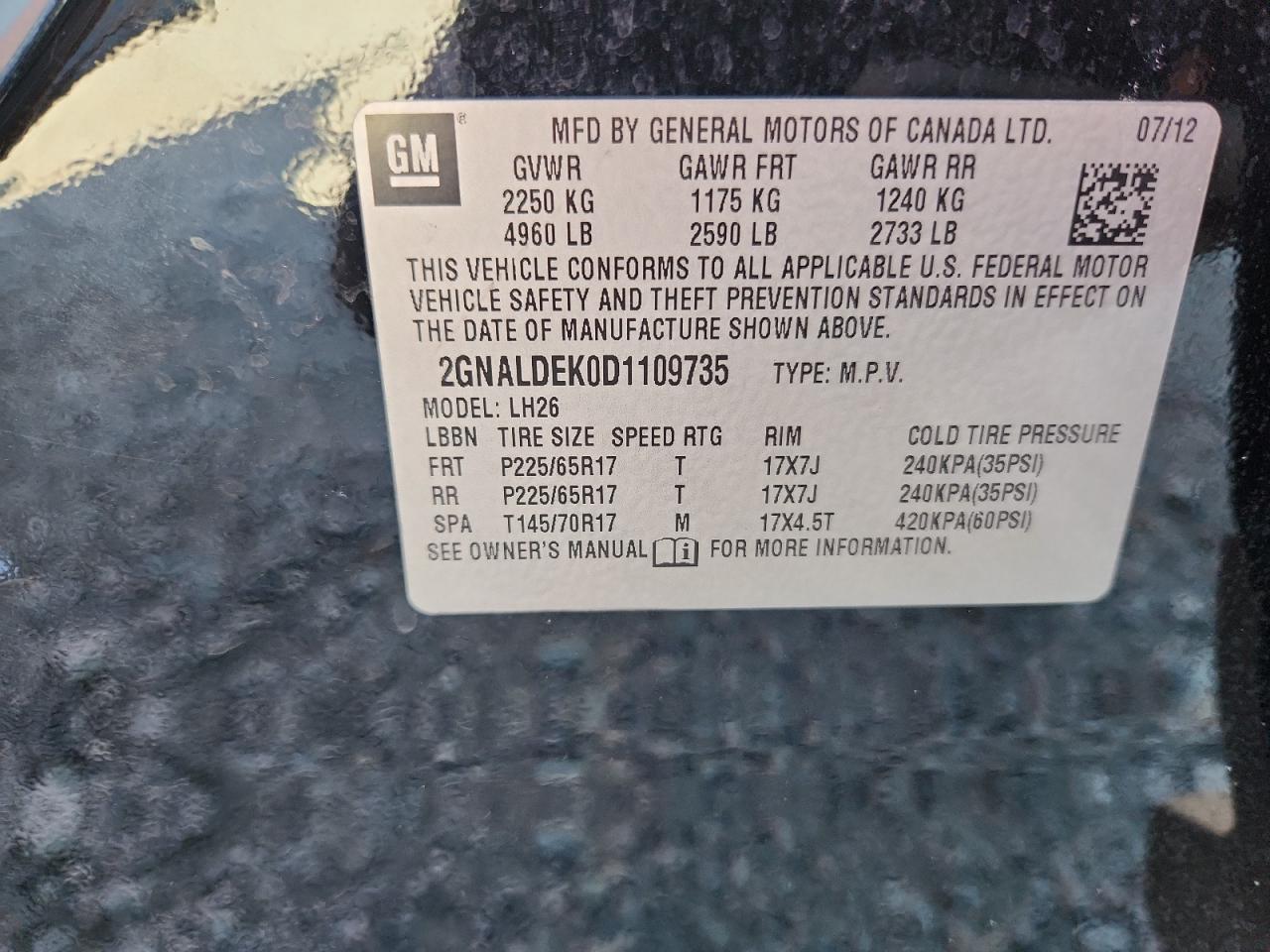 CHEVROLET EQUINOX LT