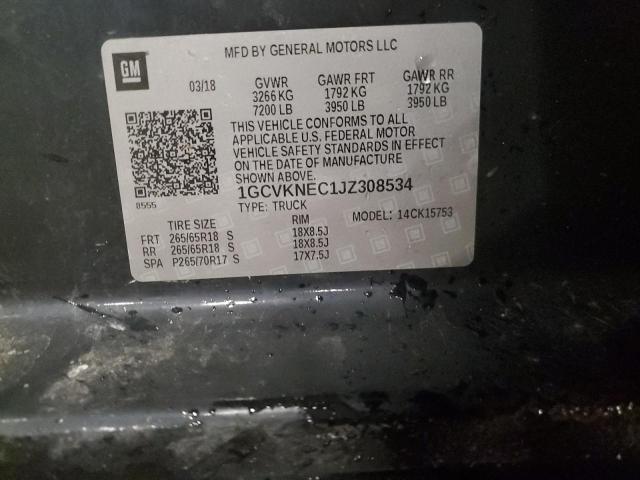 2018 CHEVROLET SILVERADO #3303632936