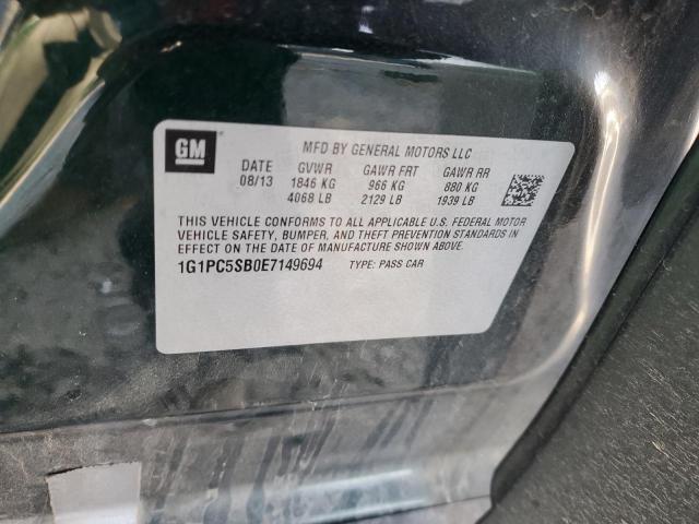 2014 CHEVROLET CRUZE LT #3301844378