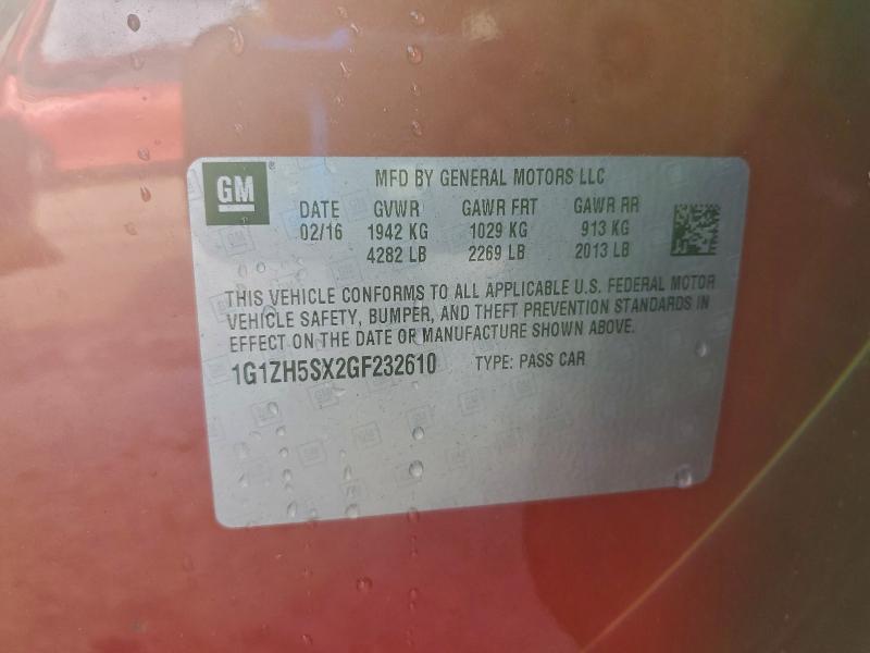 2016 CHEVROLET MALIBU PRE #3301834404