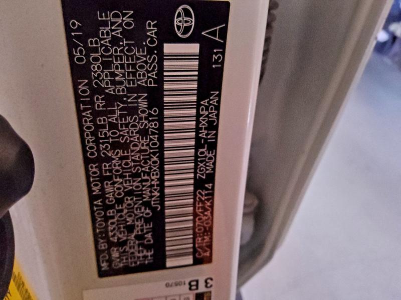 2019 TOYOTA C-HR XLE #3304530457