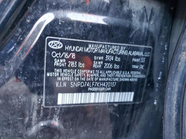 2019 HYUNDAI ELANTRA SE #3304704928