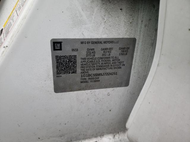 2018 CHEVROLET CRUZE LS #3304744965