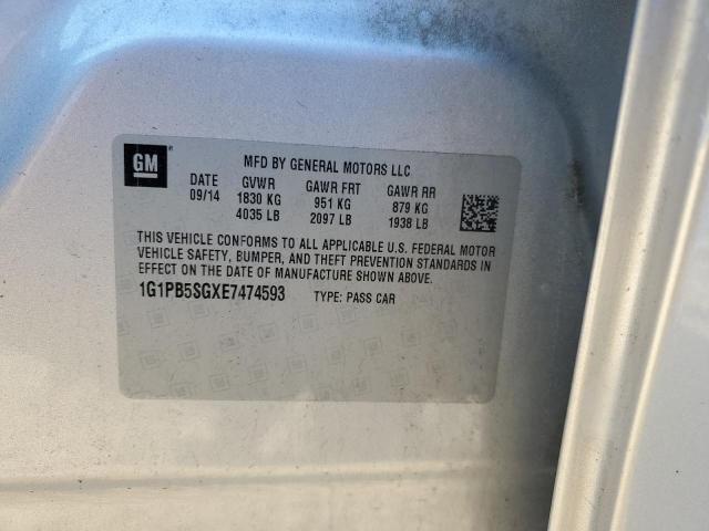 2014 CHEVROLET CRUZE LS #3291172957