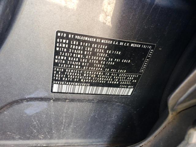 2019 VOLKSWAGEN TIGUAN SE #3301819349