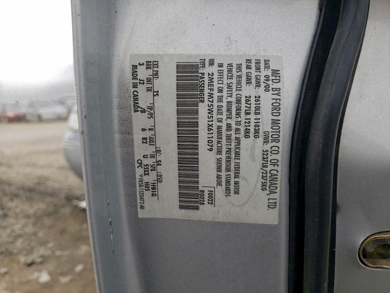 2001 MERCURY GRAND MARQ #3296208454