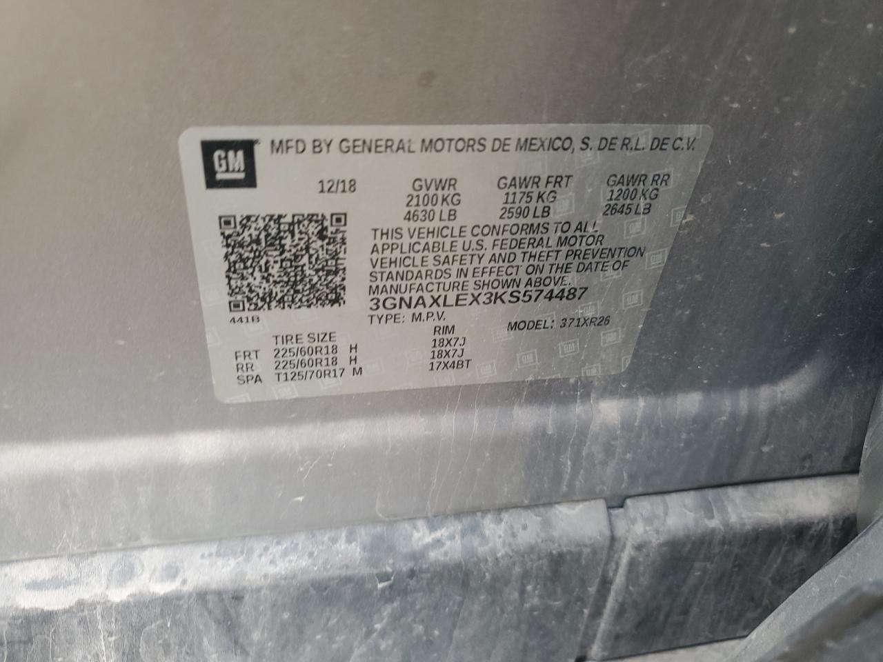 CHEVROLET EQUINOX LT