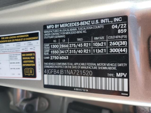 2022 MERCEDES-BENZ GLE 350 #3302913065