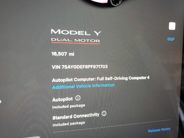 2023 TESLA MODEL Y #3302663038