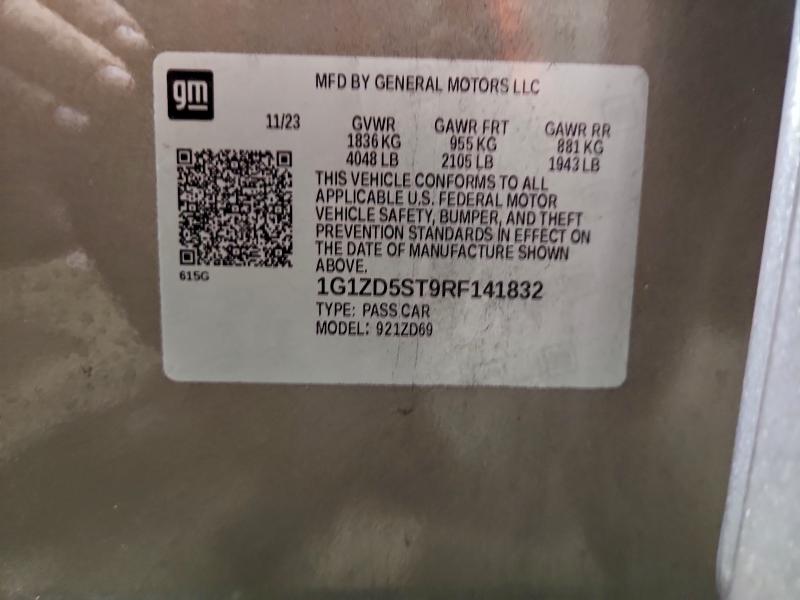 2024 CHEVROLET MALIBU LT #3304528447