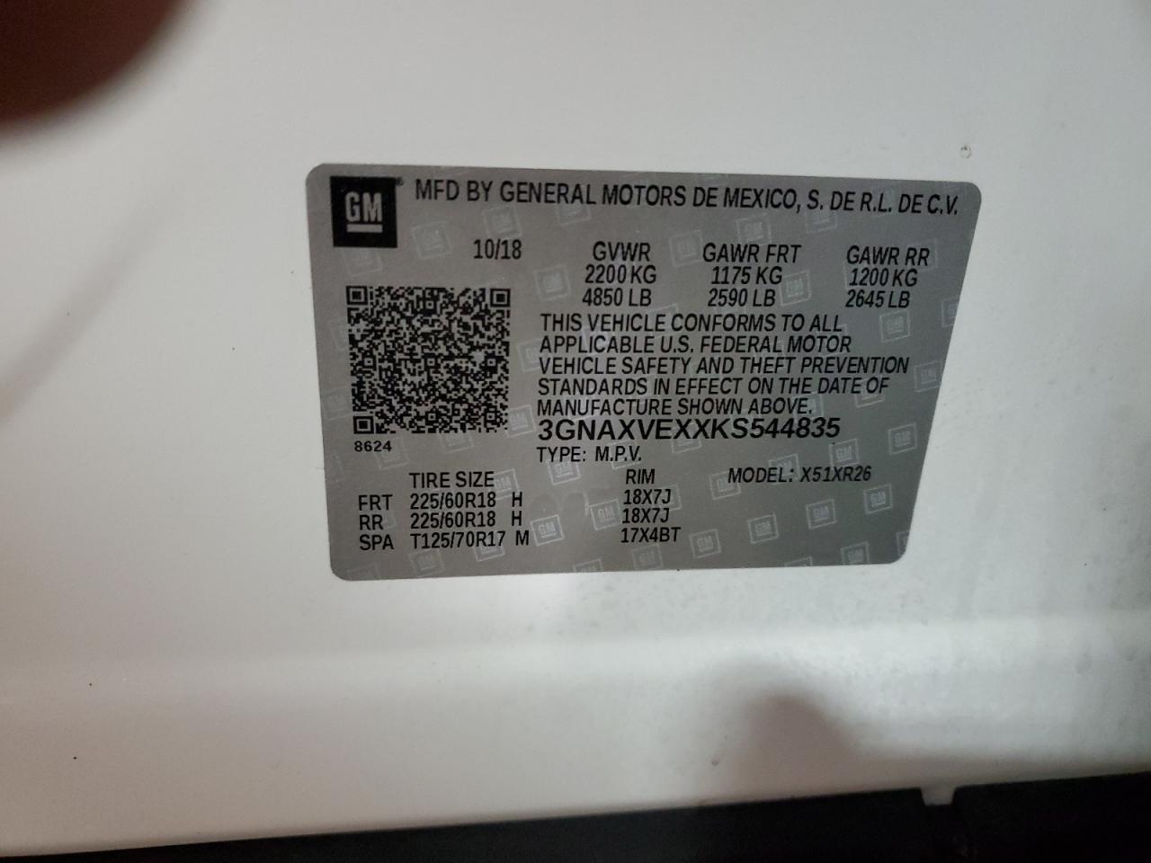 CHEVROLET EQUINOX LT