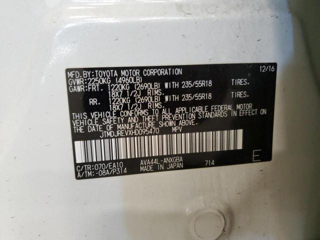 2017 TOYOTA RAV4 HV LI JTMDJREVXHD095470