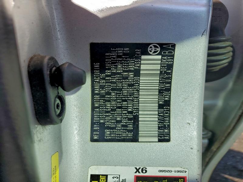 2017 TOYOTA COROLLA L #3296978901