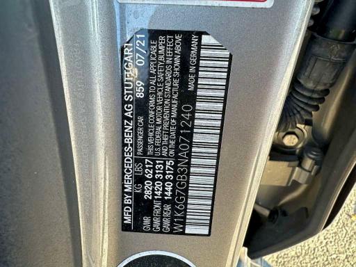 2022 MERCEDES-BENZ S 580 4MAT #3302815892