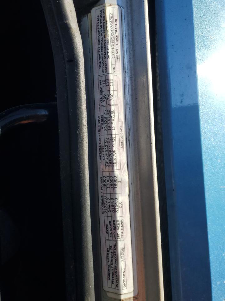 Lot #3288229309 2009 PETERBILT 386