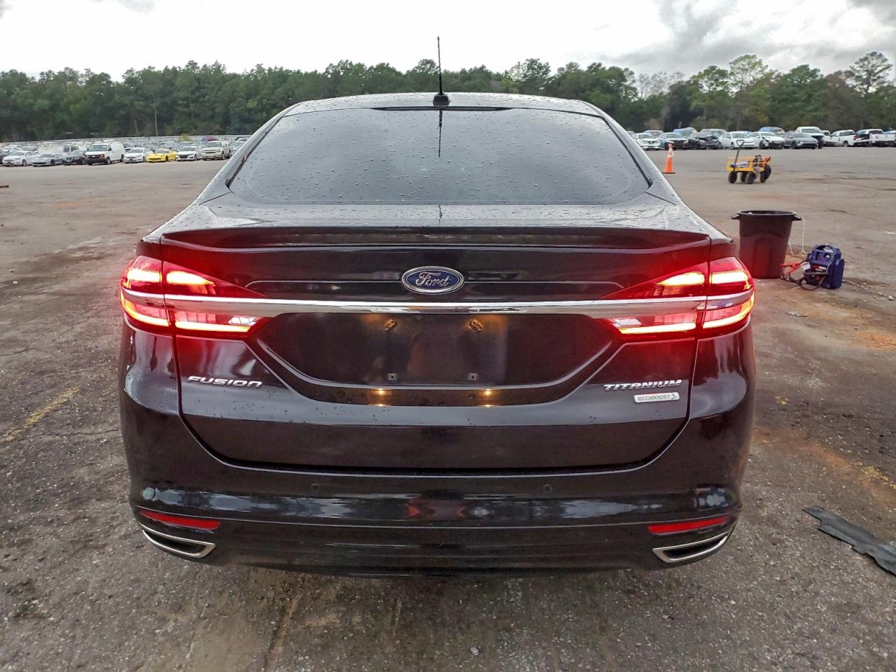 Lot #3297898778 2017 FORD FUSION TIT