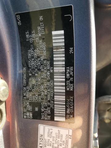 2003 TOYOTA HIGHLANDER #3303872696