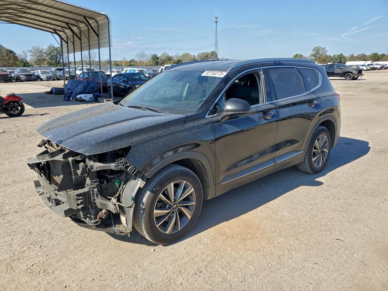 Lot #3297172893 2019 HYUNDAI SANTA FE S