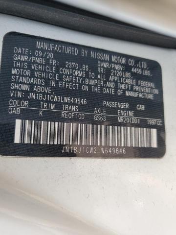 2020 NISSAN ROGUE SPOR #3301609668