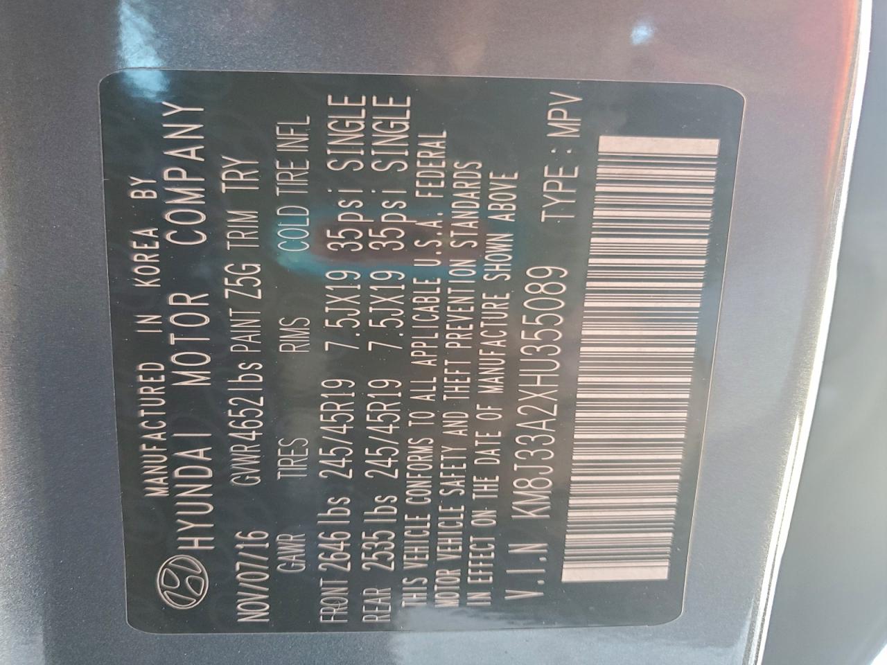 HYUNDAI TUCSON LIMITED