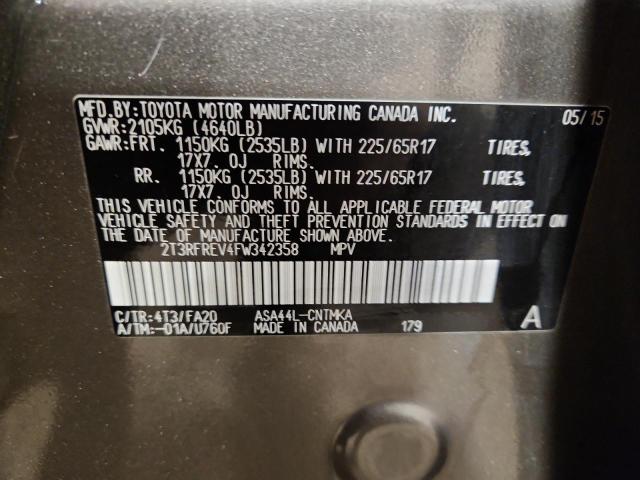 2015 TOYOTA RAV4 XLE #3303975773