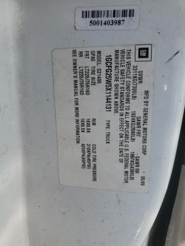 1999 CHEVROLET EXPRESS G2 #3281803889