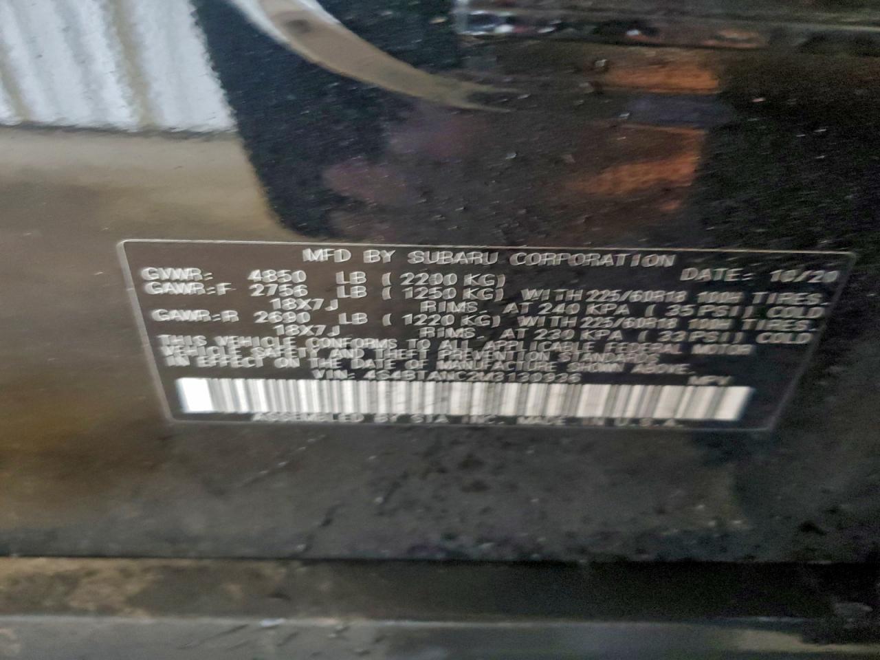 SUBARU OUTBACK LIMITED