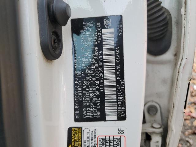 2005 TOYOTA CAMRY SE #3292462679