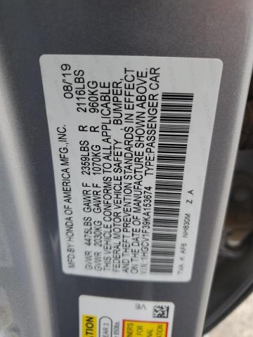2019 HONDA ACCORD SPO #3285801656