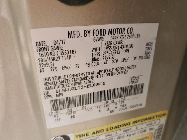 2017 LINCOLN NAVIGATOR #3280470159