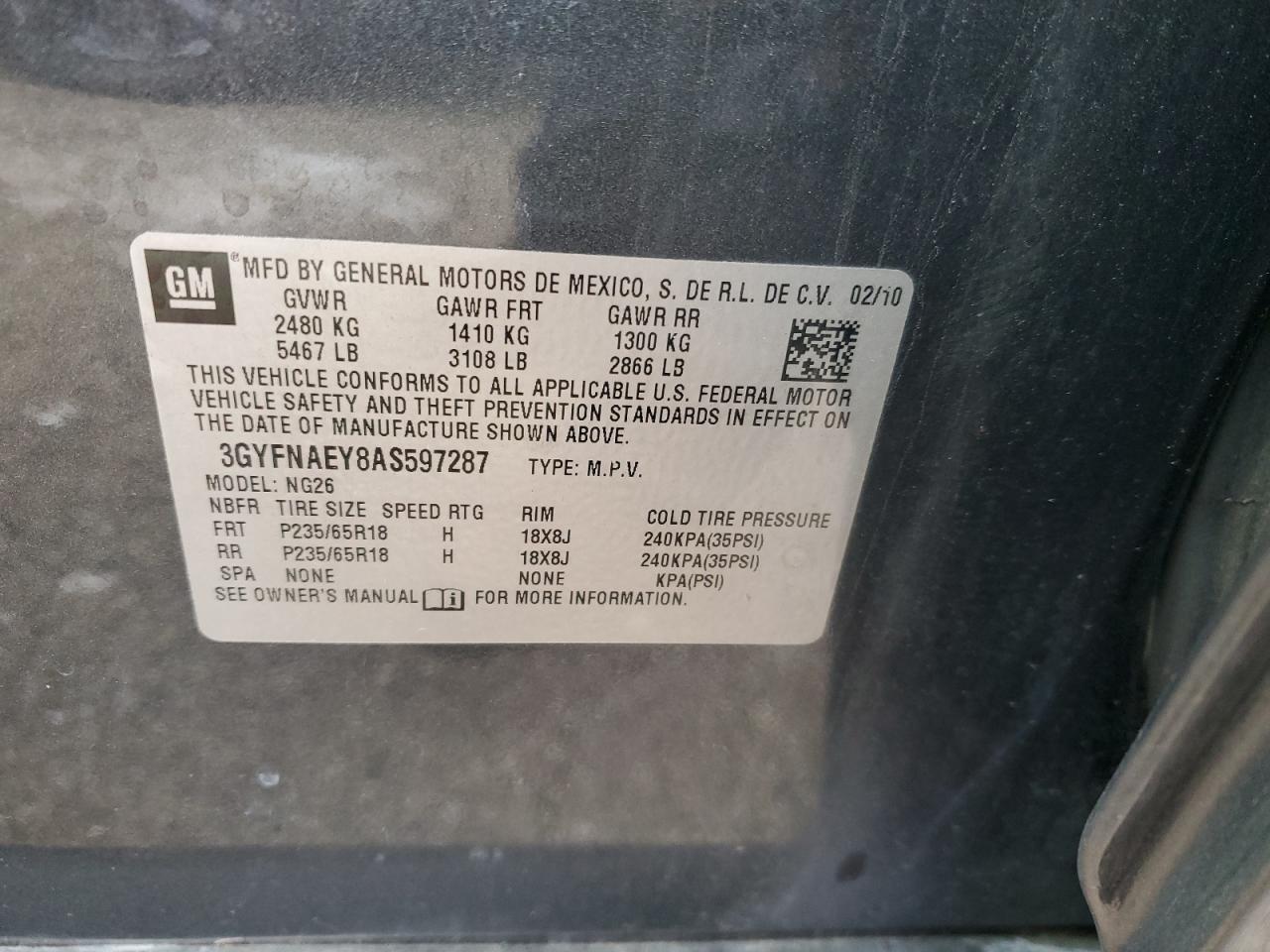 CADILLAC SRX LUXURY COLLECTION