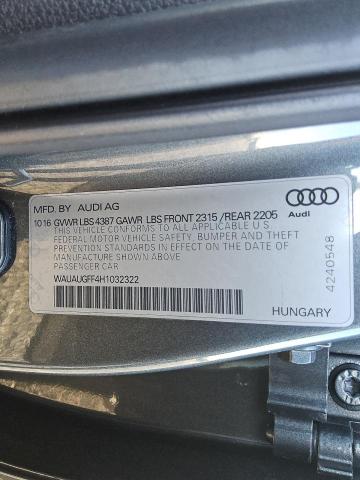 2017 AUDI A3 PREMIUM #3302728117