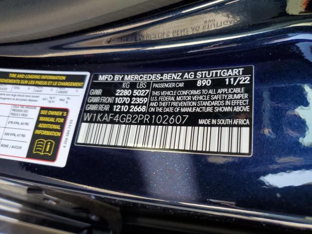 2023 MERCEDES-BENZ C 300 - W1KAF4GB2PR102607