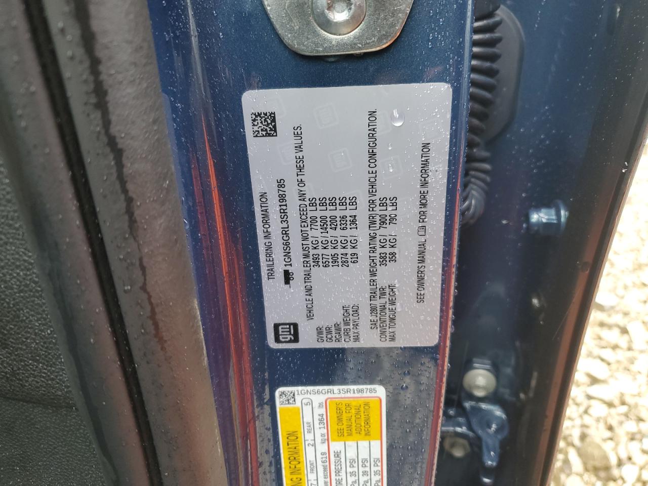 CHEVROLET SUBURBAN K1500 HIGH COUNTRY