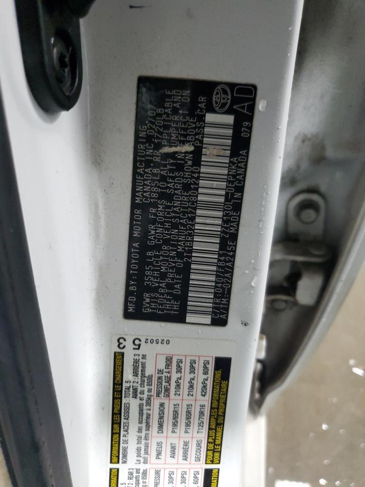 Lot #3290374789 2007 TOYOTA COROLLA CE